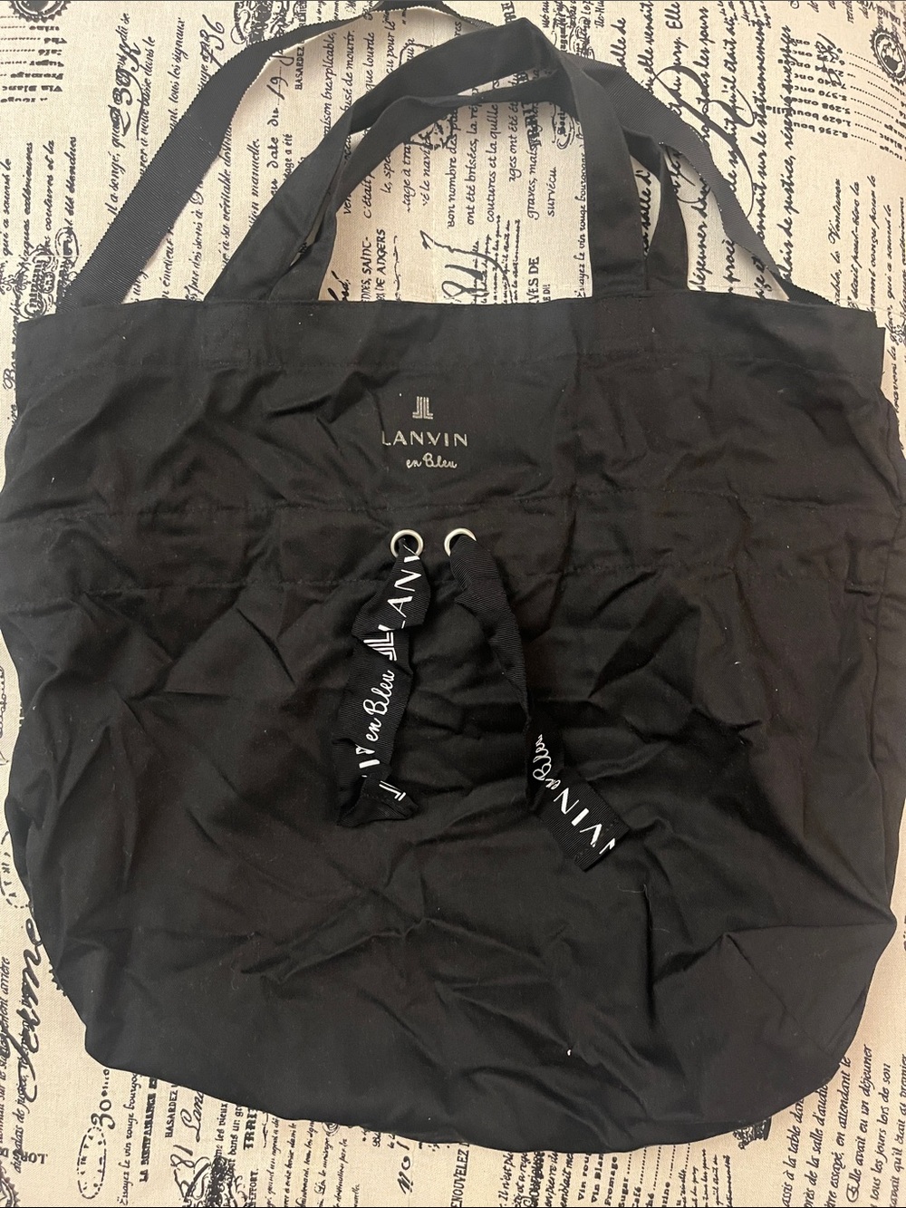 Lanvin En Bleu Tote Bag